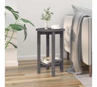 Table Basse Table d'Appoint Canapé Salon Maison Gris Bois Massif de Pin vidaXL