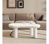 Table Basse - TANANT - Nuage - Éclairage LED 16 couleurs - Tiroir de rangement - 98x65.5x40 cm