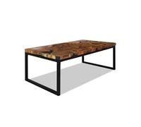 Table basse Teck Résine 110 x 60 x 40 cm