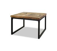 Table basse Teck Résine 60 x 60 x 40 cm