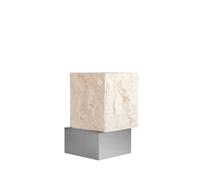 Table Basse Temple Haute Chrome/ Calcaire