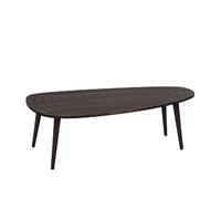 Table basse Théodore en bois massif - Gris foncé