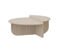 Table basse Tondesdaslo 90 x 90 x 35 cm travertin