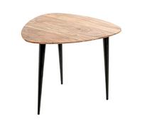 Table basse triangulaire 55x55x46 cm en bois d'acacia - YOMA