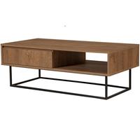 Table basse Vallée noyer noir 120 x 60 x h43cm