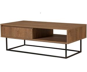 Table basse Vallée noyer noir 120 x 60 x h43cm