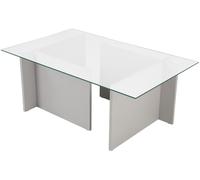 Table basse Vetrino gris 105 x 65 x h40cm