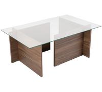 Table basse Vetrino noyer 105 x 65 x h40cm