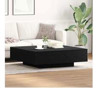 Table basse - VIDAXL - 863005 - Chêne noir - Bois d'ingénierie - 100 x 100 x 31 cm