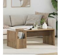 Table basse - VIDAXL - Chêne artisanal - Bois d'ingénierie - Rectangulaire 90×45×35 cm - Contemporain