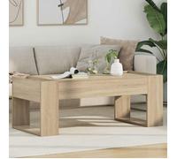 Table basse - VIDAXL - Chêne Sonoma - 110 x 50 x 41 cm - Bois d'ingénierie - Rectangulaire