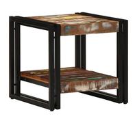 Table basse vidaXL Multicolore 40x50x38 cm en bois massif récupéré