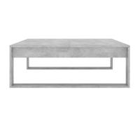 Table basse - VINGVO - SWT(808634) - Gris béton - 100x100x35 cm - Aggloméré