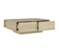 Table basse - VINGVO - YIN(804178) - Chêne sonoma - 90x60x31 cm - Aggloméré