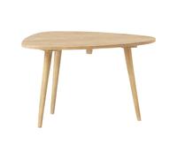 Table basse vintage en manguier massif L62 62x42x43cm Beige