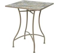 Table Bistro Mosaïque Marron Design Mosaïque élégant - Nan