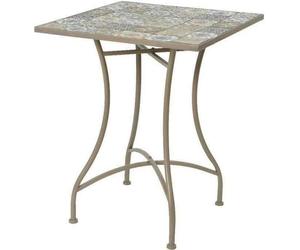 Table Bistro Mosaïque Marron Design Mosaïque élégant - Nan