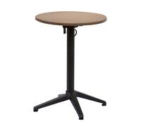 Table bistro ronde aluminium - Alicante - L.55,5 x l.55,5 x H.74 cm - 2 personnes