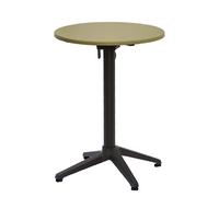 Table bistro ronde aluminium - Alicante - L.55,5 x l.55,5 x H.74 cm - 2 personnes