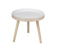 Arti Casa Table d'appoint Ø40 cm – Ronde en bois – Table basse / table de nuit