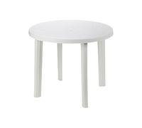 Table de jardin Blanc 89 cm Plastique