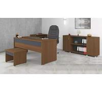 Table Bureau Bureau en bois Meubles de bureau Armoires 3pcs