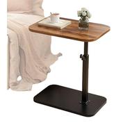Table C - Table Basse Rotative à 360 Degrés, Bureau avec Petit Espace, Support Robuste Ordinateur Portable de Chevet | Salon Chambre Étude Meubles Compact Portable Table Accessoire
