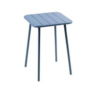 Table Carrée 2 Places 50x50cm Bleu Bergame Bleu