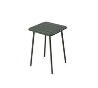 Table carrée 2 places 50x50cm vert BERGAME