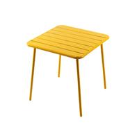 Bergame - Table Carrée 4 Places 70x70cm Jaune