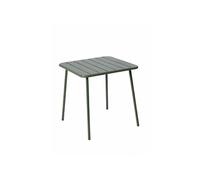 Table carrée 4 places 70x70cm vert BERGAME