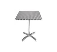 Table carrée à plateau basculant Inox 600 mm