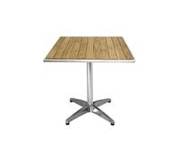 Bolero Table bistro carrée CG835 – frêne – 720×700×700 mm – intérieur et extérieur