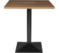 Table carrée Bolero avec plateau résistant aux rayures 700 x 700 x 750 mm