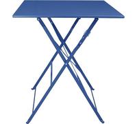 Table carrée Bolero Perth Pavement Style, bleu foncé