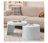 Table centrale moderne Table basse pliante moderne, tables basses rondes évolutives pour le salon Coffee Shop Elegance Center Table, tables d'appoint empilables extensibles jusqu'à 41,3 pouces pour