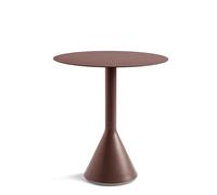 HAY Table à café ronde Palissade Cone Iron red. Ø70 cm
