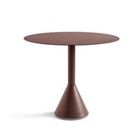HAY Table à café ronde Palissade Cone Iron red. Ø90 cm