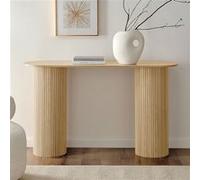 Table console 140 cm callix UH11174 MDF lattes chêne Bois G