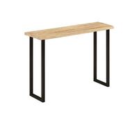 vidaXL Table console à live edge 105x33x76 cm bois de manguier massif Marron
