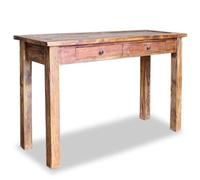 Table Console Bois De Récupération Massif 123 X 42 X 75 Cm