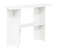 vidaXL Table Console Blanc 100 x 30 x 75 cm Bois d'ingénierie, Table Console Moderne, Gain de Place pour Entrée, Mobilier de Couloir, Décor de Foyer, Bois Composite
