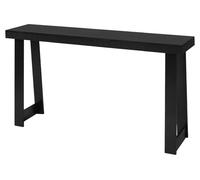 Table console de 140 cm, bureau moderne à placer derrière le canapé, meuble d'entrée rectangulaire en bois, table d'appoint étroite et allongée pour canapé, idéale pour le couloir, la chambre, le salo