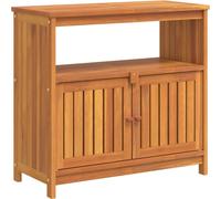 Table console de jardin 80x35x75 cm bois massif d'acacia