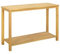 Table console de jardin Acacia clair 110 x 40 x 75 cm