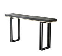 Table console d'entrée, cadre en fer robuste, table d'extrémité murale robuste pour couloir et salon, longueur réglable
