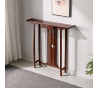 Table Console d'Entrée en Bois Massif avec Tiroir, Meuble Couloir Étroit | Bois Massif Durable, Design Étroit, Rangement Pratique, Style Moderne, Stable(B-Drawer,31.5"(80cm)L)