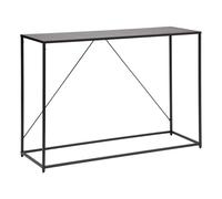 Table console en métal noir - Longueur 120 x Profondeur 40 x Hauteur 85 cm