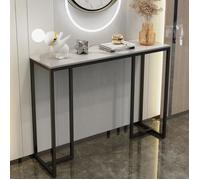 Table Console Entree en Marbre Blanche pour Salon, Entrée, Couloir