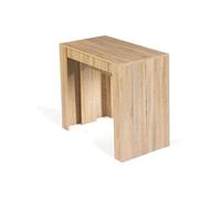 Concept Usine Table console extensible BELLI 3 m effet bois